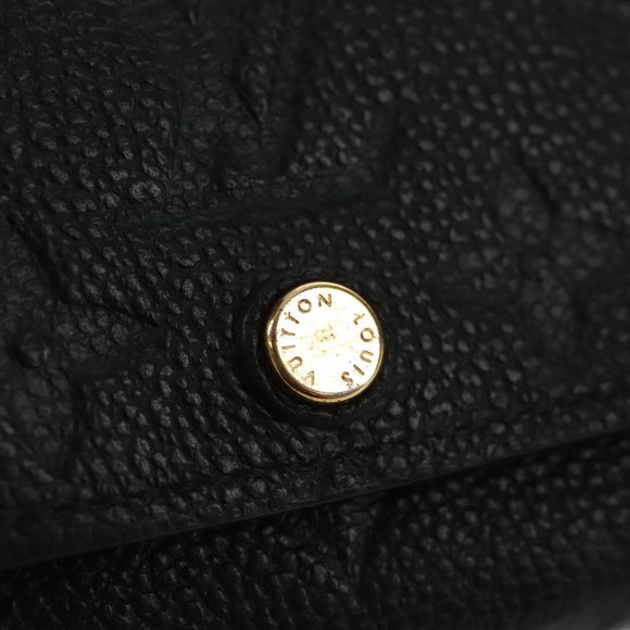 LOUIS VUITTON Monogram Empreinte Multicles 6 Key Case Black M64421 Auth 168814V
