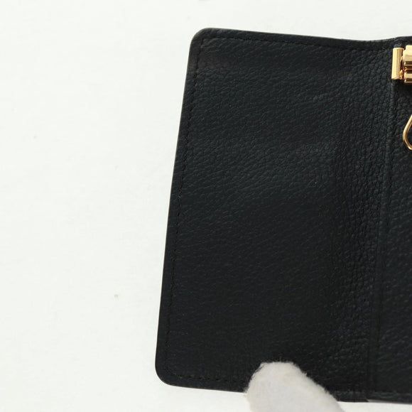 LOUIS VUITTON Monogram Empreinte Multicles 6 Key Case Black M64421 Auth 168814V