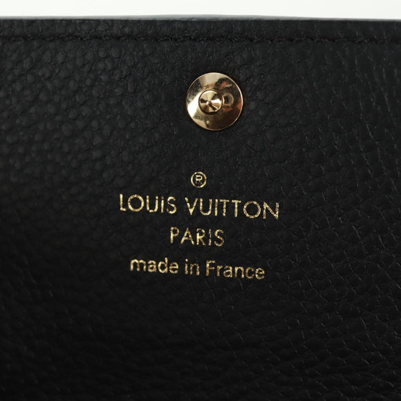 LOUIS VUITTON Monogram Empreinte Multicles 6 Key Case Black M64421 Auth 168814V
