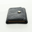 LOUIS VUITTON Monogram Empreinte Multicles 6 Key Case Black M64421 Auth 168814V-3