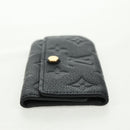 LOUIS VUITTON Monogram Empreinte Multicles 6 Key Case Black M64421 Auth 168814V-4