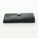 LOUIS VUITTON Monogram Empreinte Multicles 6 Key Case Black M64421 Auth 168814V-5