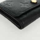 LOUIS VUITTON Monogram Empreinte Multicles 6 Key Case Black M64421 Auth 168814V-7