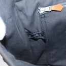 HERMES Fourre Tout MM Hand Bag Canvas Gray Silver Auth 168815-17