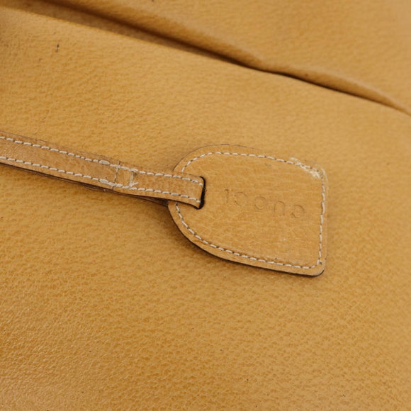 GUCCI Handtasche Leder Beige Original 168819