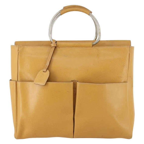 GUCCI Handtasche Leder Beige Original 168819