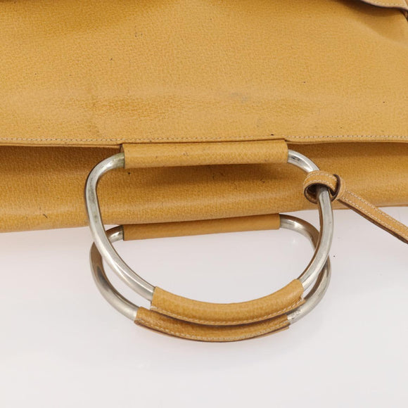 GUCCI Handtasche Leder Beige Original 168819