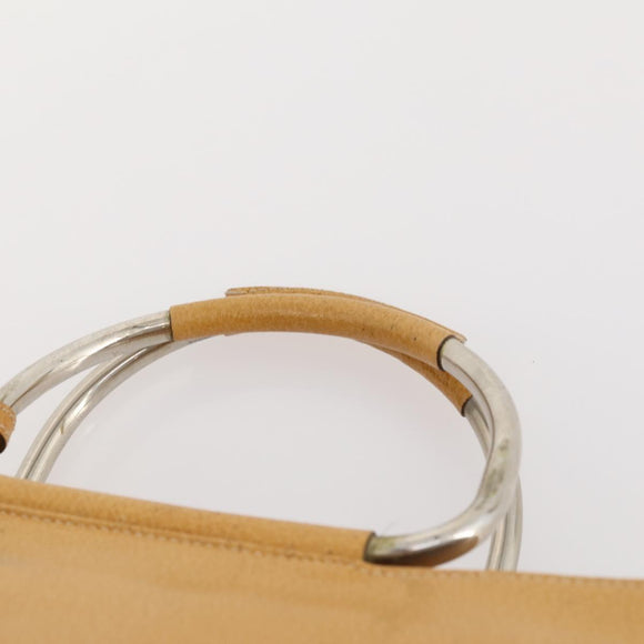 GUCCI Handtasche Leder Beige Original 168819