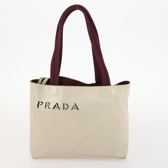 HERMES PRADA Chanel Hand Bag Leather Canvas Nylon 3 Set Beige Auth 168823
