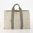 HERMES PRADA Chanel Hand Bag Leather Canvas Nylon 3 Set Beige Auth 168823-2