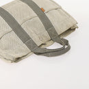 HERMES PRADA Chanel Hand Bag Leather Canvas Nylon 3 Set Beige Auth 168823-5