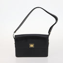 GUCCI GG Crystal Hand Bag Leather 4 Set Beige Black Auth 168824-11