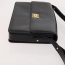 GUCCI GG Crystal Hand Bag Leather 4 Set Beige Black Auth 168824-13