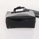 GUCCI GG Crystal Hand Bag Leather 4 Set Beige Black Auth 168824-7