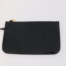 GUCCI GG Crystal Hand Bag Leather 4 Set Beige Black Auth 168824-9