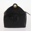 FENDI Zucchino Canvas Pekan Handtasche 4er Set Braun Schwarz Auth 168826-20