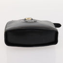 FENDI Zucchino Canvas Pekan Handtasche 4er Set Braun Schwarz Auth 168826-24