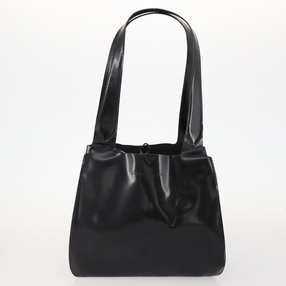 Salvatore Ferragamo Shopper Tas Leer 2 Set Zwart Auth 168827