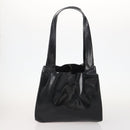 Salvatore Ferragamo Shopper Tas Leer 2 Set Zwart Auth 168827-3