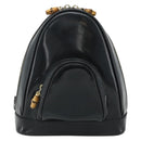 GUCCI Bamboo Shoulder Bag Patent Leather Black Gold 003 2113 0127 Auth 168840-13