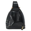GUCCI Bamboo Shoulder Bag Patent Leather Black Gold 003 2113 0127 Auth 168840-2