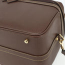 GUCCI Bamboo Hand Bag Leather 2way Brown Gold 013 2122 2491 Auth 168841-15