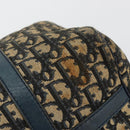 Christian Dior Trotter Canvas Hand Bag Navy Silver Auth 168844-14
