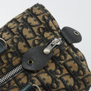 Christian Dior Trotter Canvas Hand Bag Navy Silver Auth 168844-15