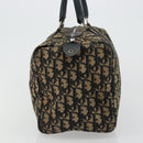 Christian Dior Trotter Canvas Hand Bag Navy Silver Auth 168844-4