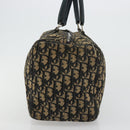 Christian Dior Trotter Canvas Hand Bag Navy Silver Auth 168844-5