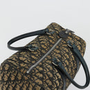 Christian Dior Trotter Canvas Hand Bag Navy Silver Auth 168844-6