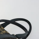 Christian Dior Trotter Canvas Hand Bag Navy Silver Auth 168844-8