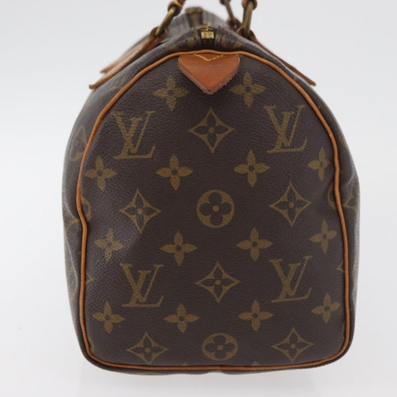 LOUIS VUITTON Monogram Speedy 25 Hand Bag M41528 LV Auth 168849