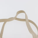 PRADA Hand Bag Nylon Beige Gold Auth 168855A-8