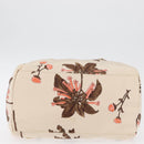 PRADA Hand Bag Nylon Beige Gold Auth 168855A-5