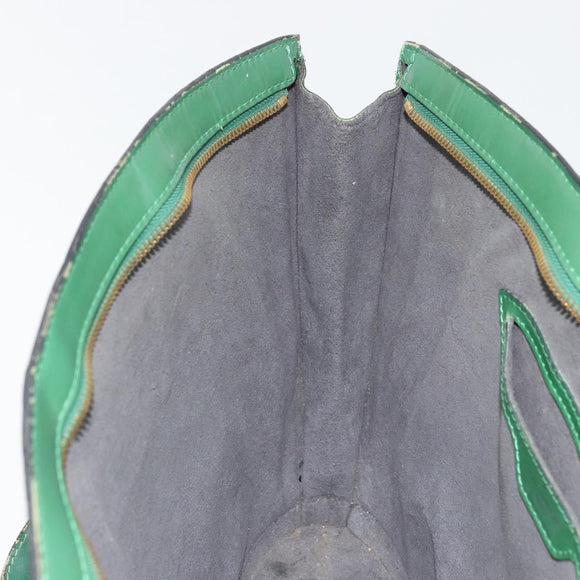 LOUIS VUITTON Epi Saint Jacques Hand Bag Green M52274 LV Auth 168866