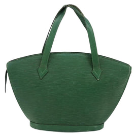 LOUIS VUITTON Epi Saint Jacques Hand Bag Green M52274 LV Auth 168866 - 0