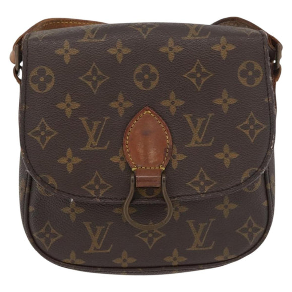 LOUIS VUITTON Monogram Saint Cloud MM Shoulder Bag M51243 LV Auth 168870