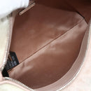 Miu Miu Ketten-Schultertasche Fell Pink Weiß Grün Auth 168873A-10