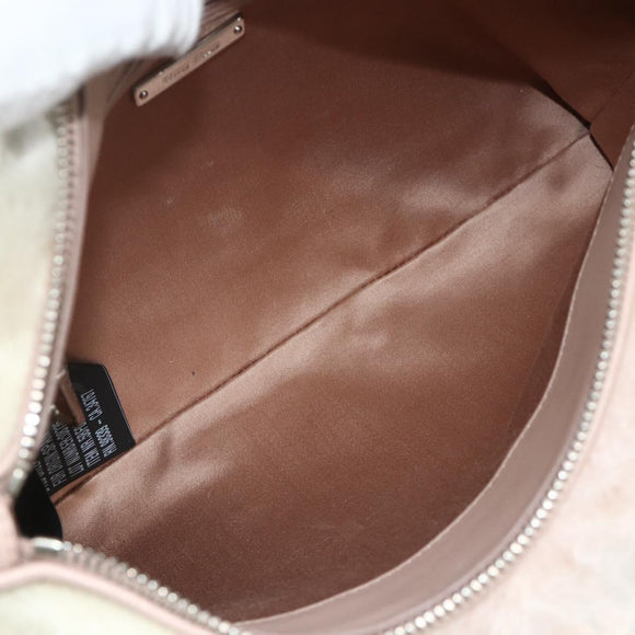 Miu Miu Ketten-Schultertasche Fell Pink Weiß Grün Auth 168873A