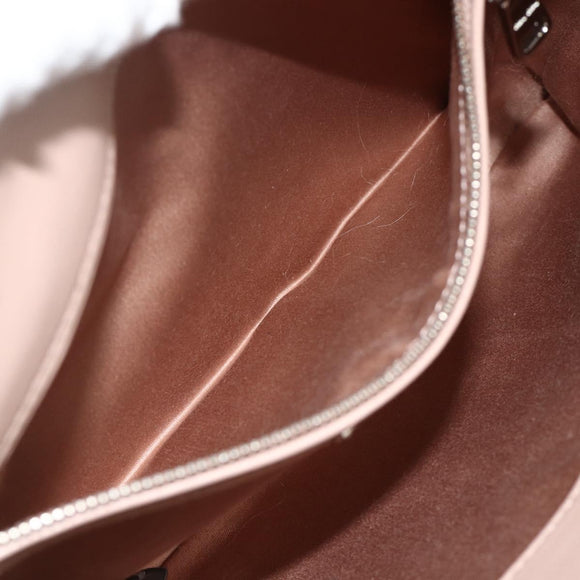 Miu Miu Ketten-Schultertasche Fell Pink Weiß Grün Auth 168873A