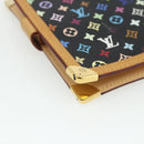 LOUIS VUITTON Multicolor Agenda PM Day Planner Cover Black R20895 Auth 168878A-16