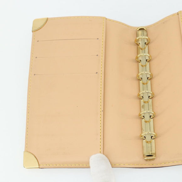 LOUIS VUITTON Multicolor Agenda PM Tagesplaner-Einband Schwarz R20895 Auth 168878A