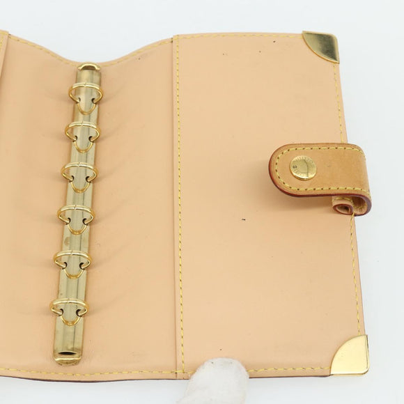 LOUIS VUITTON Multicolor Agenda PM Day Planner Cover Black R20895 Auth 168878A