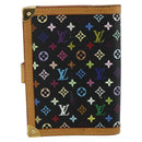LOUIS VUITTON Multicolor Agenda PM Day Planner Cover Black R20895 Auth 168878A-2