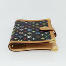 LOUIS VUITTON Multicolor Agenda PM Day Planner Cover Black R20895 Auth 168878A-6