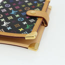 LOUIS VUITTON Multicolor Agenda PM Day Planner Cover Black R20895 Auth 168878A-7