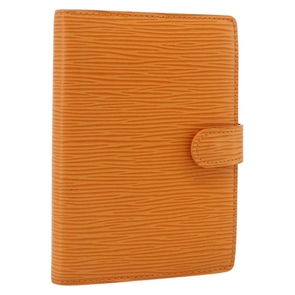 LOUIS VUITTON Epi Agenda PM Day Planner Cover Mandarin R2005H LV Auth 168879A