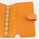 LOUIS VUITTON Epi Agenda PM Day Planner Cover Mandarin R2005H LV Auth 168879A-15