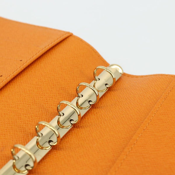 LOUIS VUITTON Epi Agenda PM Terminplanerhülle Mandarin R2005H LV Auth 168879A